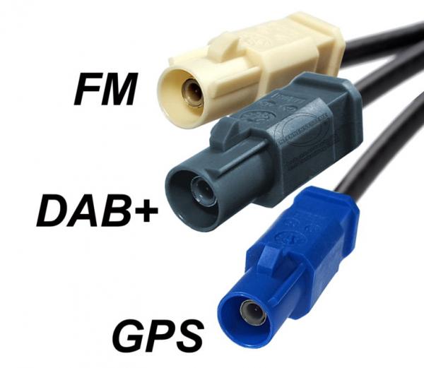 Kombiflex-Antenne FM/DAB+/GPS ohne Kabel